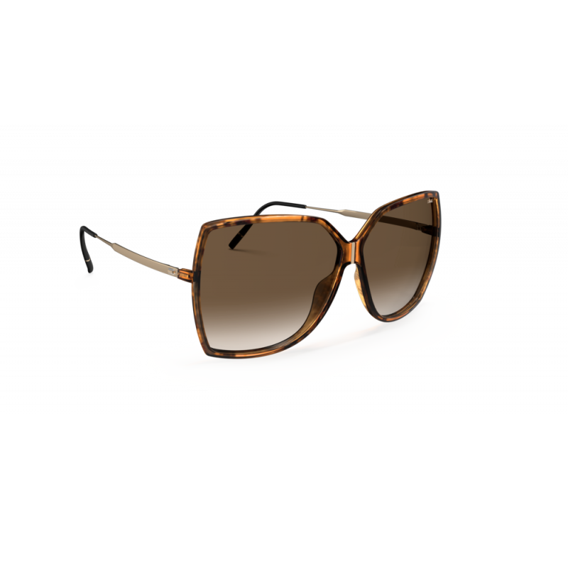 Sunglasses Silhouette Jet Two 3201 6030 Havanna Amber 61mm