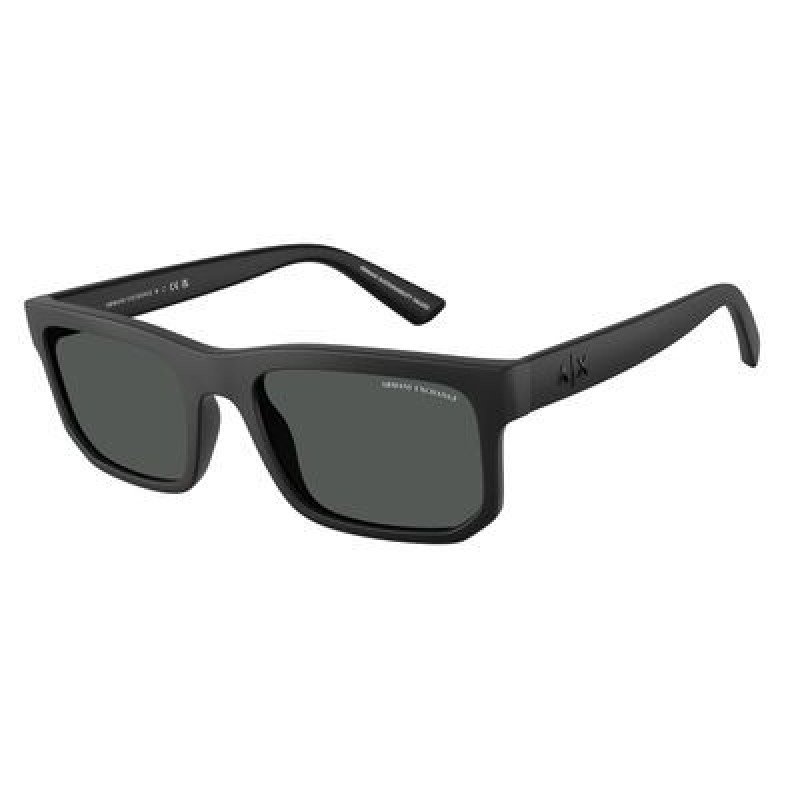 Sunglasses Armani Exchange AX 4165 SF 807887 Matte Black / Dark Grey Polyamide Standard 56mm