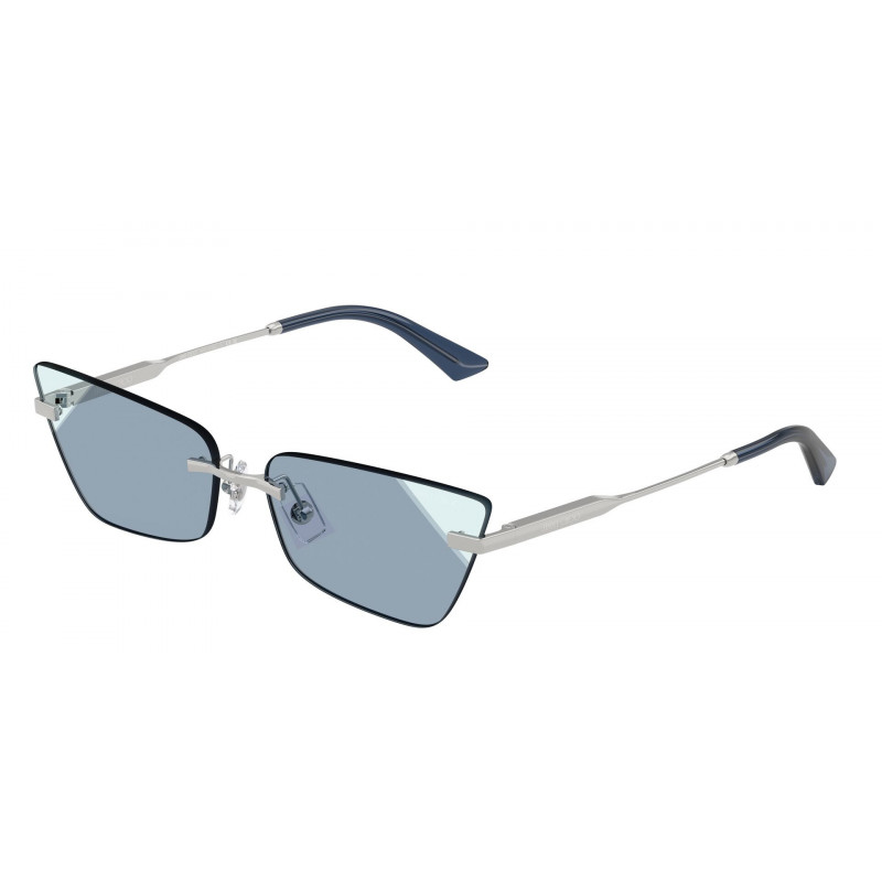 Sunglasses Jimmy Choo JC 4012 30024S Silver / Azure Gradient Blue Polyamide Standard 60mm