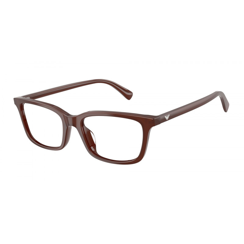 Eyeglasses Emporio Armani EA 3290 U 6454 Shiny Opal Brown / Demo Lens 53mm