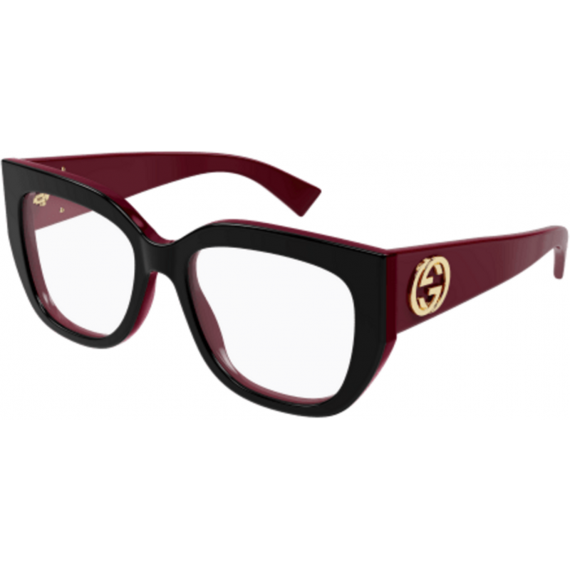 Eyeglasses Gucci GG 1846 O- 003 Black / Transparent Red 54mm