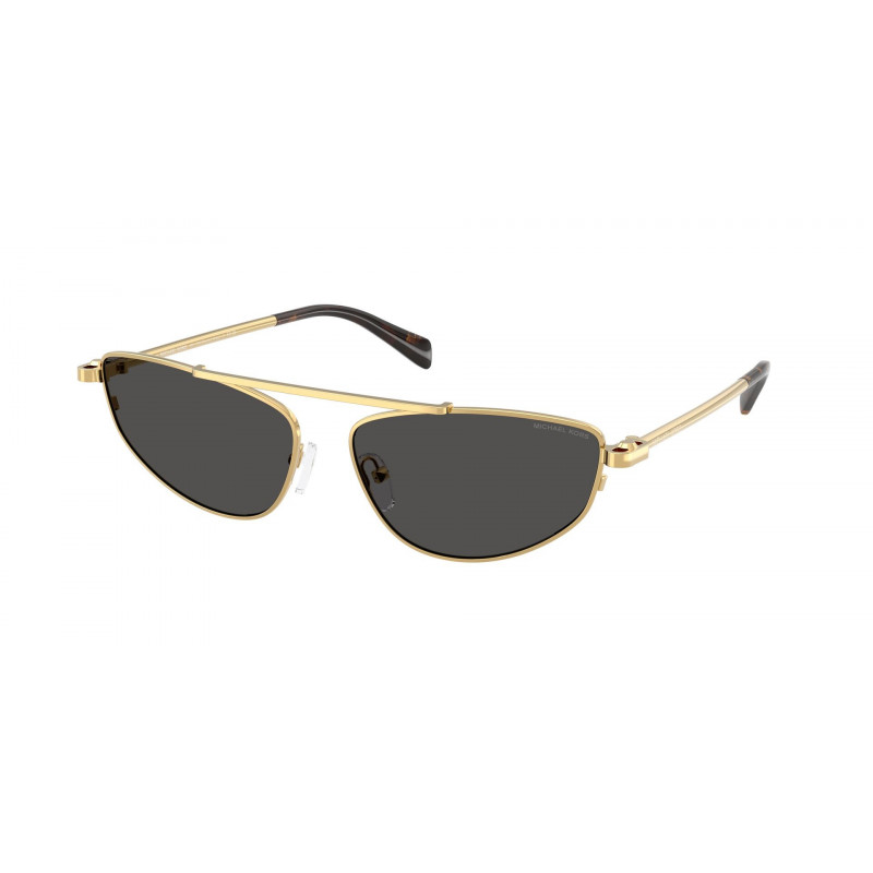 Sunglasses Michael Kors MK 1164 189687 Yellow Gold Shiny / Dark Grey Solid Polyamide Standard