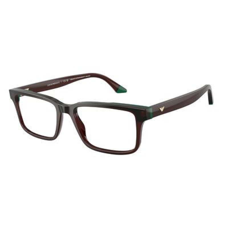 Eyeglasses Emporio Armani EA 3269 6315 Shiny Opal Brown/Green / Demo Lens 54mm