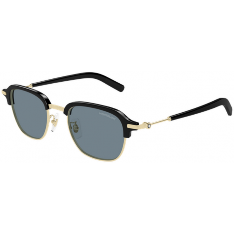Sunglasses Montblanc MB 0390 S- 002 Gold / Blue 50mm