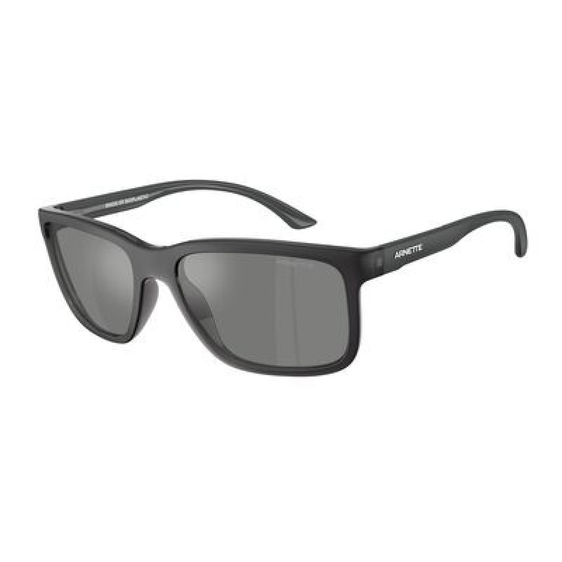 Sunglasses Arnette AN 4359 27866G Transparent Grey Matte/Shiny / Mirror Silver Policarbonate Standard 57mm