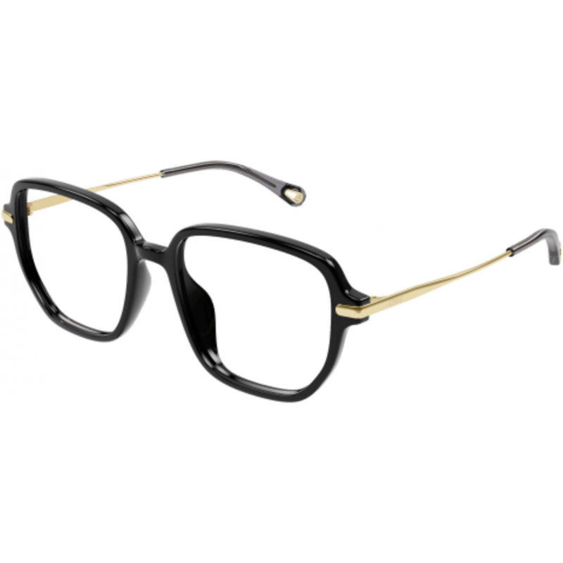 Eyeglasses Chloé CH 0218 OA- 001 Black / Transparent Gold 55mm