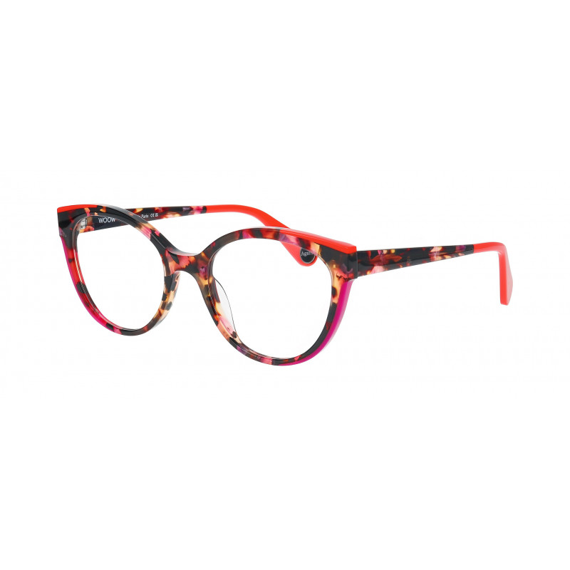 Eyeglasses WOOW PLAY AGAIN 2 0591 Amber Fushia Tortoise 53mm