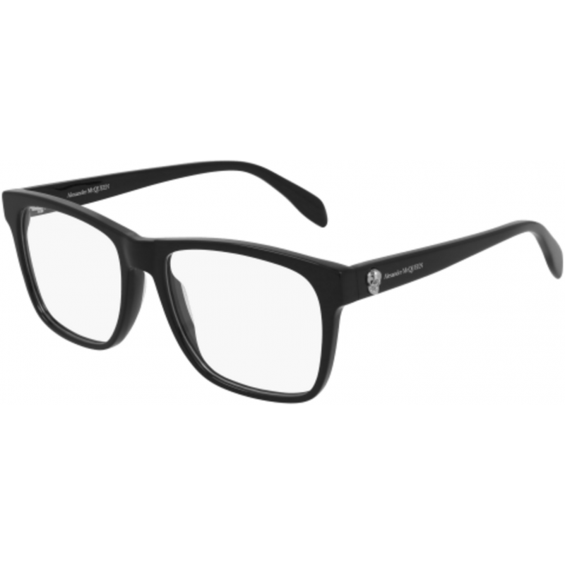 Eyeglasses Alexander McQueen AM 0282 O- 001 Black / Transparent 55mm