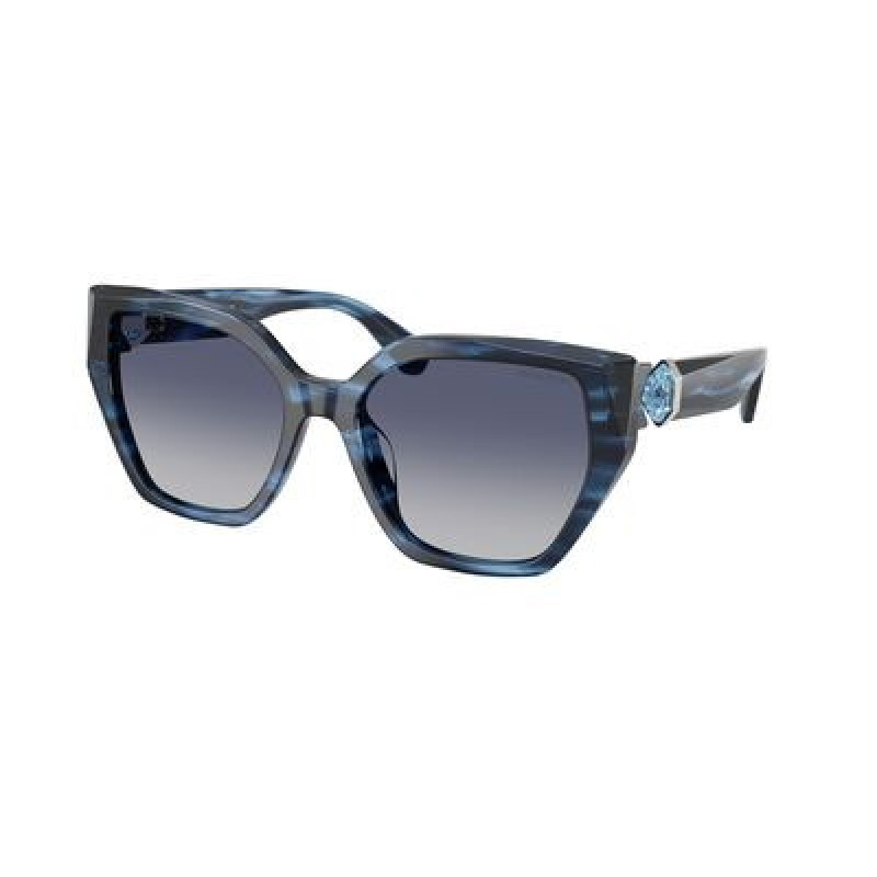 Sunglasses Swarovski SK 6044 U 10904L Striped Blue / Gradient Polyamide Standard 56mm