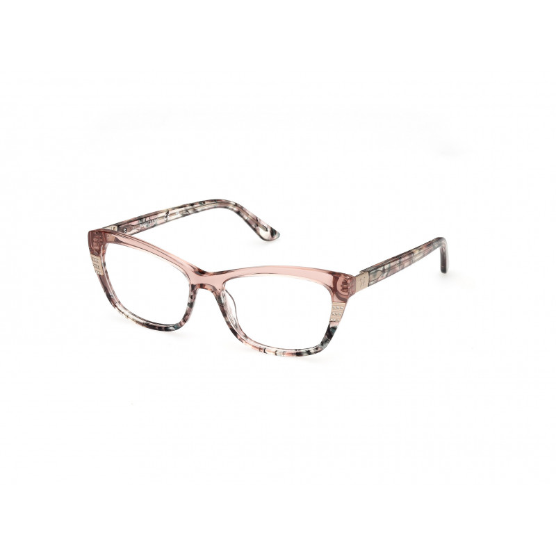 Eyeglasses Guess By Marciano GM 50010 053 Shiny Ivory / Beige Brown/Havana 53mm