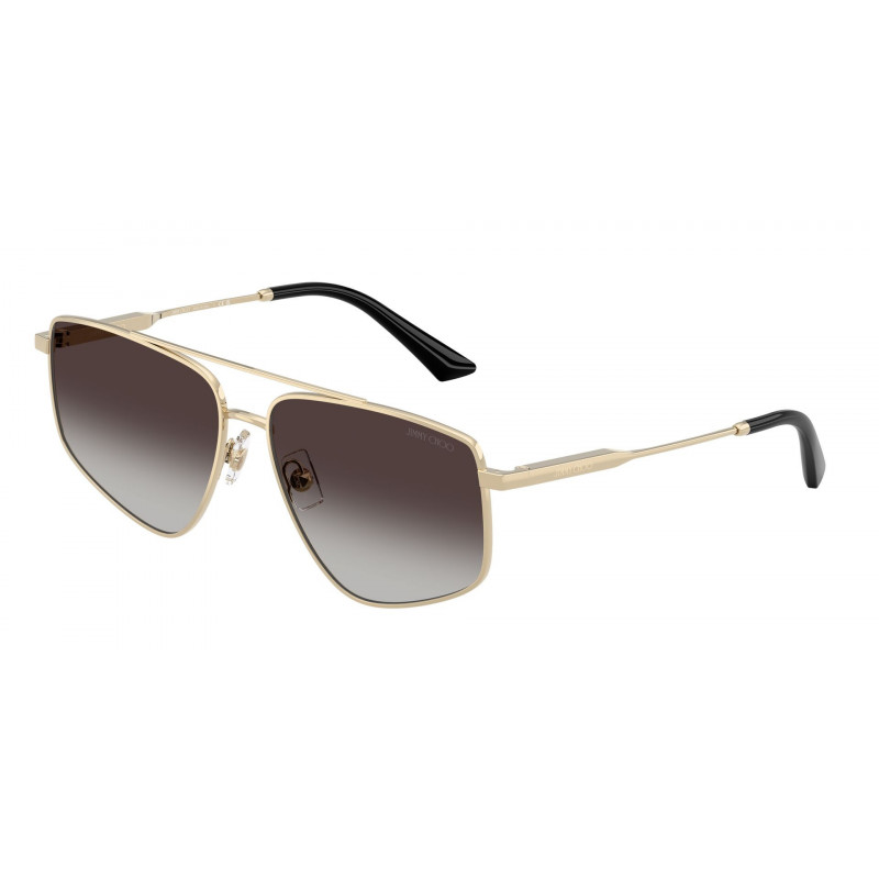 Sunglasses Jimmy Choo JC 4011 30068G Pale Gold / Gradient Grey Polyamide Standard