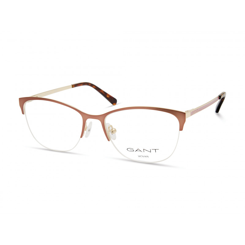 Eyeglasses Gant GA 4116 046 Light Brown/Monocolor / Shiny Pale Gold 53mm
