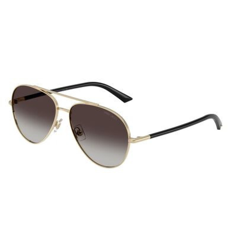 Sunglasses Jimmy Choo JC 4026 30068G Pale Gold / Grey Gradient Polyamide Standard 58mm