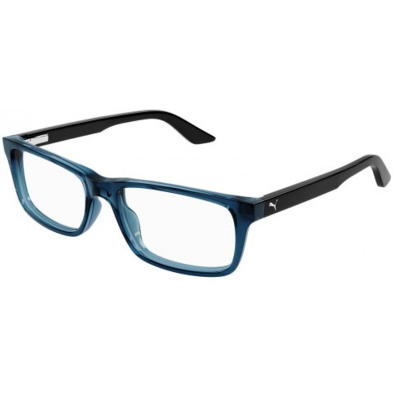 Eyeglasses Puma PJ 0009 O- Blue / Transparent Black