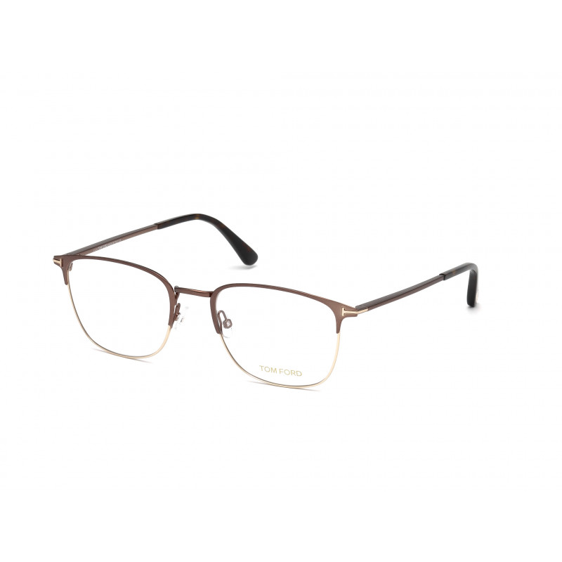 Eyeglasses Tom Ford FT 5453 049 Light Brown/Monocolor / Matte Dark Brown 52mm