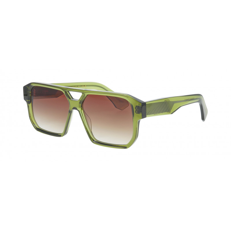 Sunglasses Pro-design Denmark COAL 9625 Olive-green Medium Transparent