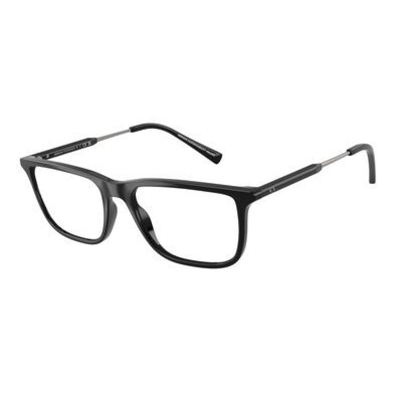 Eyeglasses Armani Exchange AX 3126 F 8158 Shiny Black Demo Lens 54mm