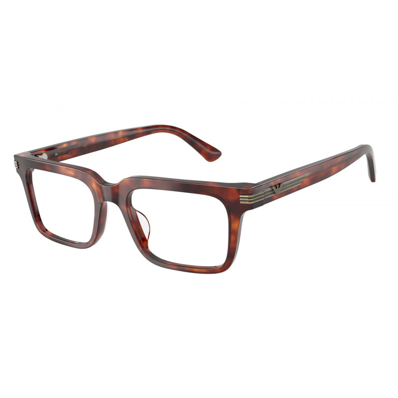 Eyeglasses Emporio Armani EA 3293 U 6034 Shiny Havana Red / Demo Lens 53mm