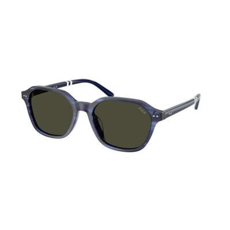 Sunglasses Polo PH 4234 U 631487 Shiny Striped Blue / Dark Grey Polyamide Standard 54mm