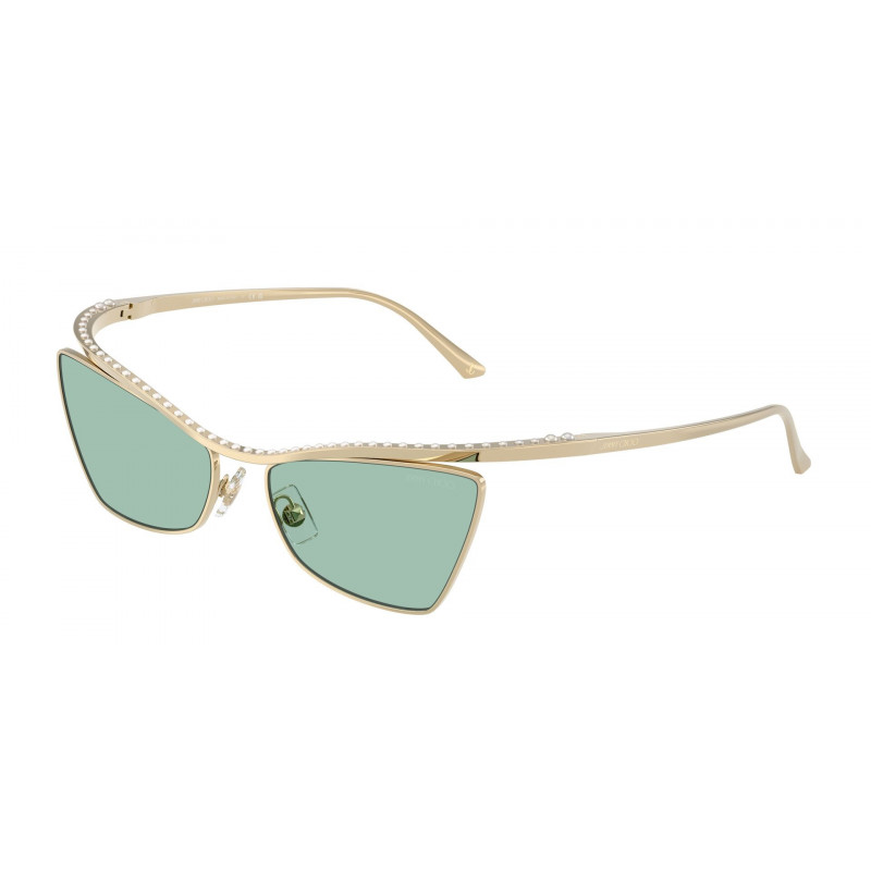 Sunglasses Jimmy Choo JC 4014 H 3006/2 Pale Gold / Green Polyamide Standard