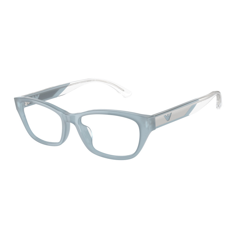 Eyeglasses Emporio Armani EA 3238 U 6096 Shiny Opaline Azure 52mm