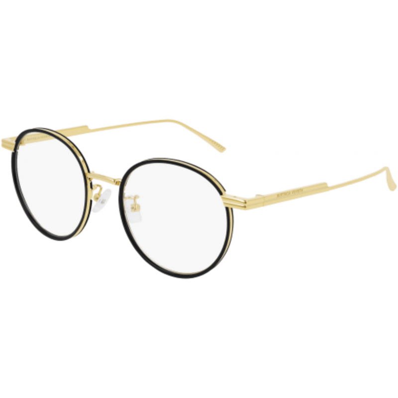 Eyeglasses Bottega Veneta BV 1017 O- 001 Gold / Transparent 50mm