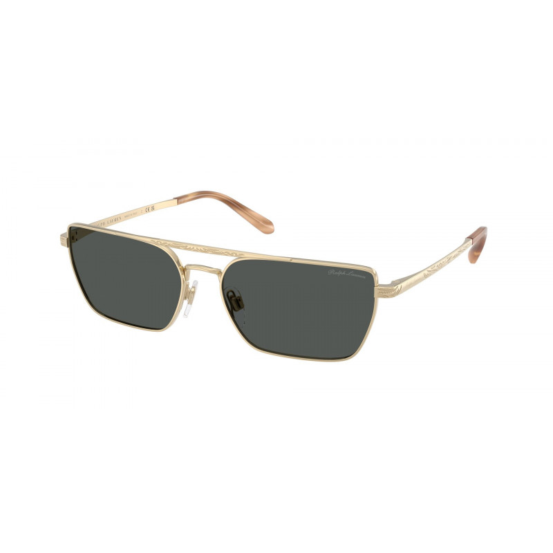 Sunglasses Ralph Lauren RL 7092 911687 Shiny Pale Gold / Grey Policarbonate Standard 58mm