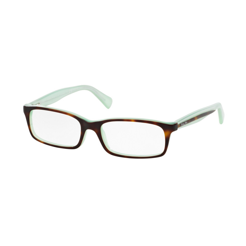 Eyeglasses Ralph RA 7047 601 Shiny Havana On Acquamarine 52mm