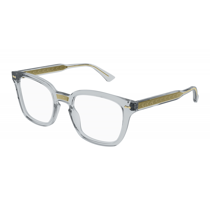 Eyeglasses Gucci GG 0184 O- 005 Grey / Transparent 50mm
