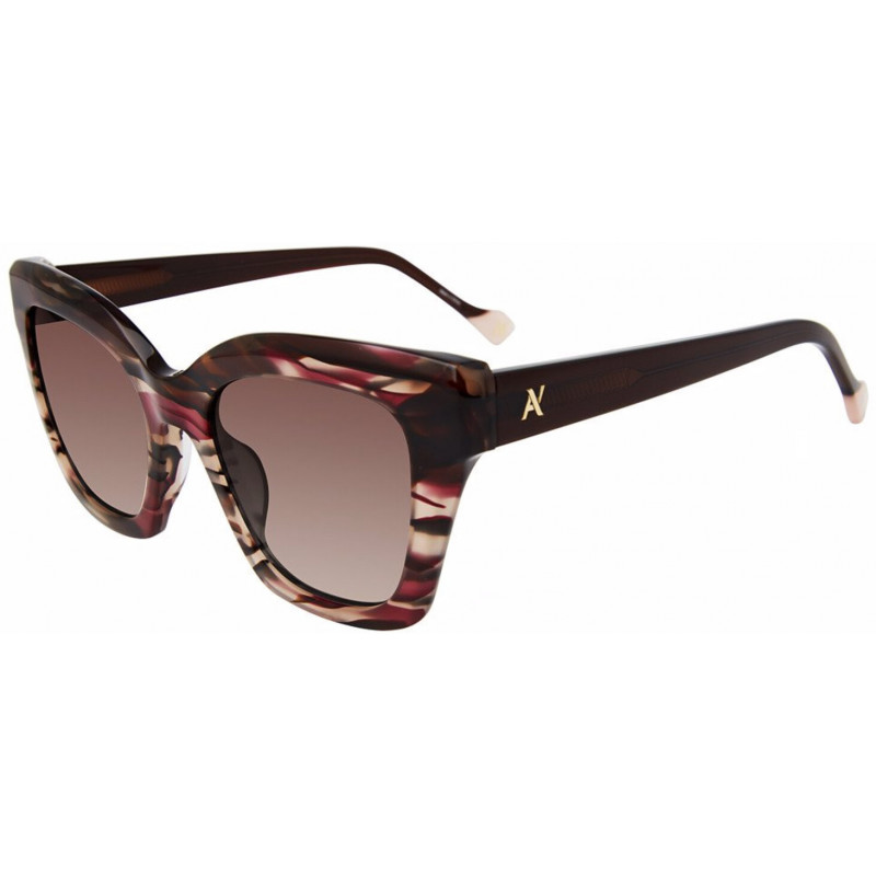 Sunglasses Yalea SYA 142 0ach Grad Powder/Brown