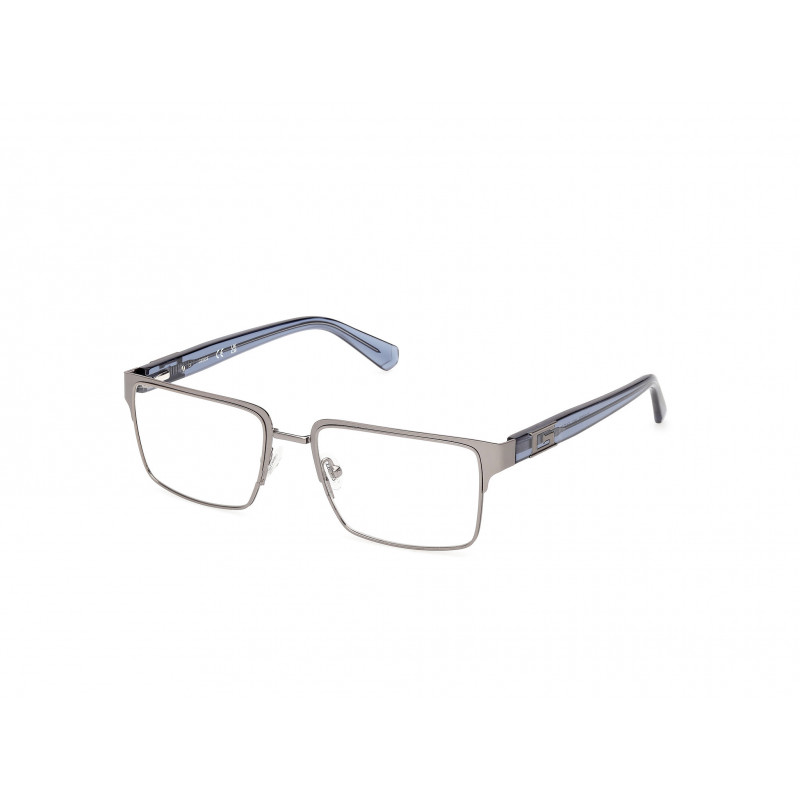 Eyeglasses Guess GU 50370 009 Matte Gunmetal / Shiny Blue 54mm