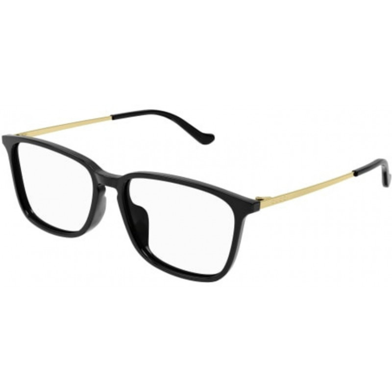 Eyeglasses Gucci GG 1609 OA- 001 Black / Transparent Gold 56mm