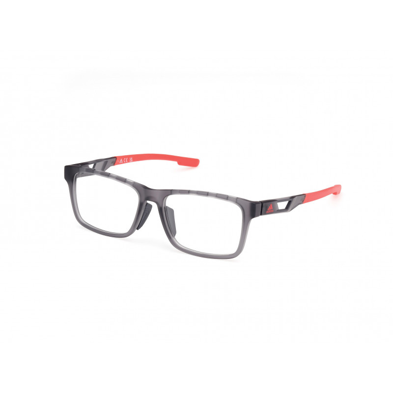 Eyeglasses Adidas Sport SP 5089 -H 020 Shiny Grey / Matte Light Red 55mm