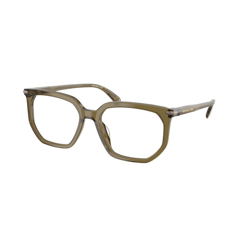 Eyeglasses Michael Kors MK 4158 U 4012 Olive Transparent / Demo 55mm