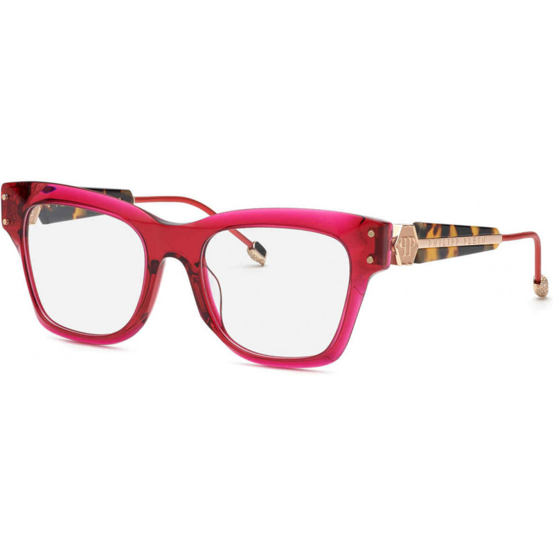 Sunglasses Philipp Plein VPP 125 S 0agn Transparent Red