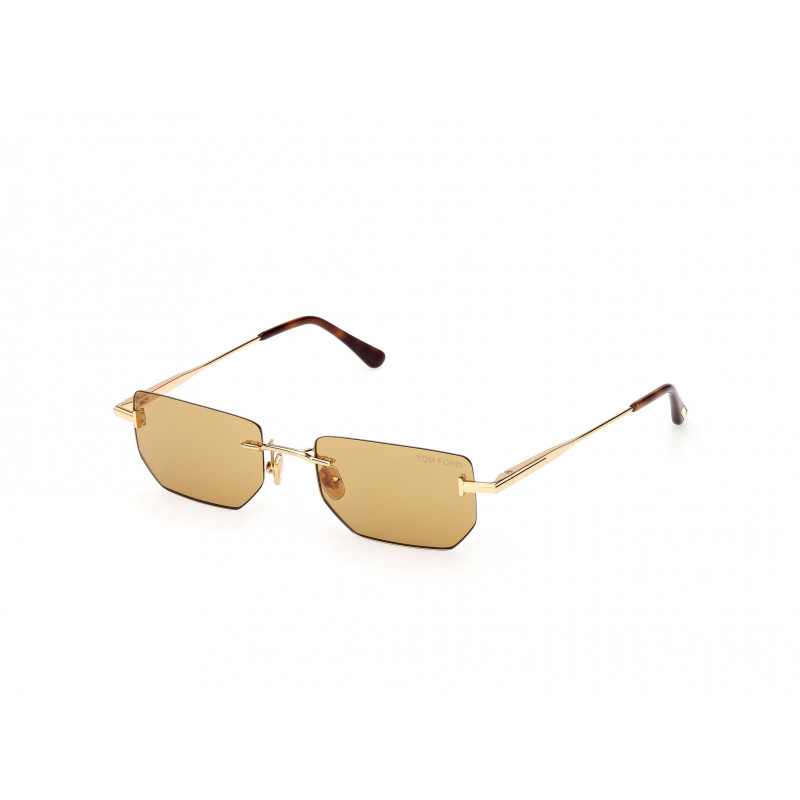 Sunglasses Tom Ford FT 1355 30E Shiny Deep Gold / 53mm