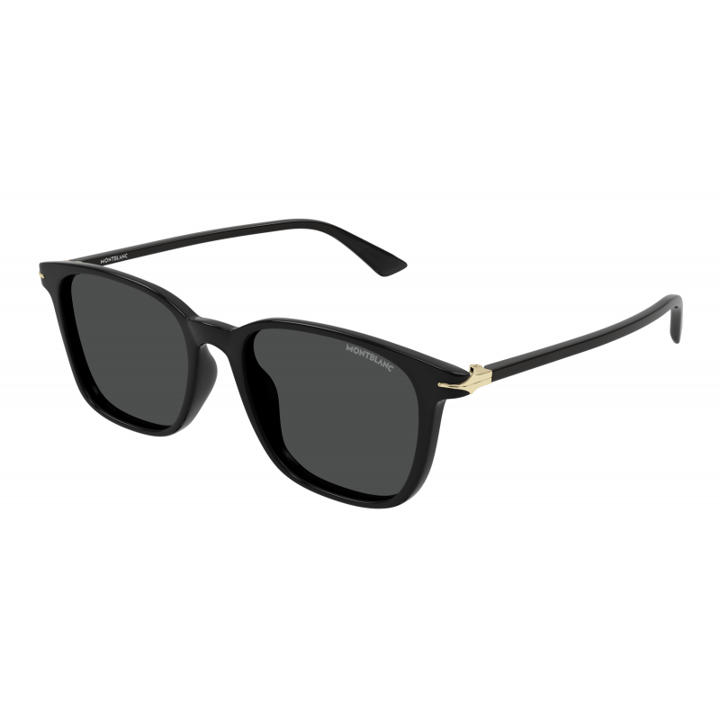 Sunglasses Montblanc MB 0338 S- 001 Black / Smoke 52mm