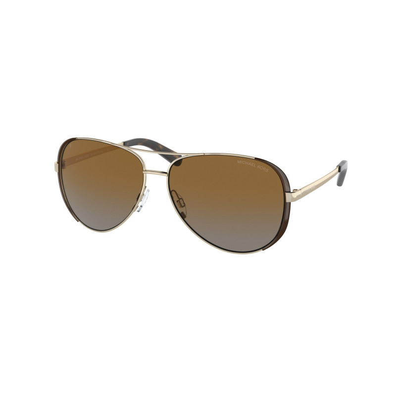 Sunglasses Michael Kors MK 5004 1014T5 Gold/Dark Chocolate Brown