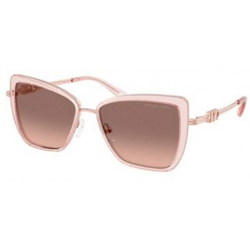 Sunglasses Michael Kors MK 1178 310113 Pink Transparent / Grey Gradient Polyamide Standard 55mm