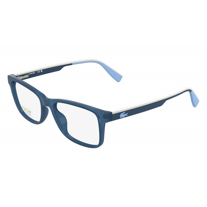 Eyeglasses LACOSTE L 3665 400 Transparent Blue Lumi 50mm