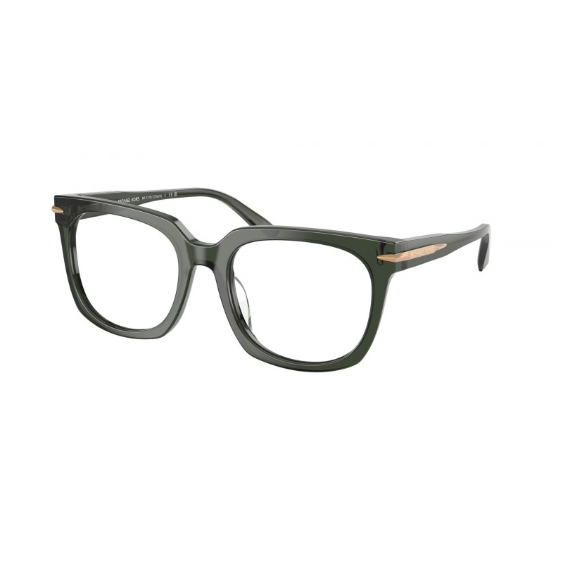 Eyeglasses Michael Kors MK 4176 U 3961 Green Transparent / Plano 54mm