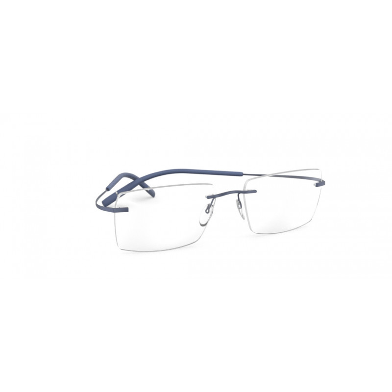 Eyeglasses Silhouette TMA - The Icon II Chassis Rimless 5541 4540 Cosmic Blue