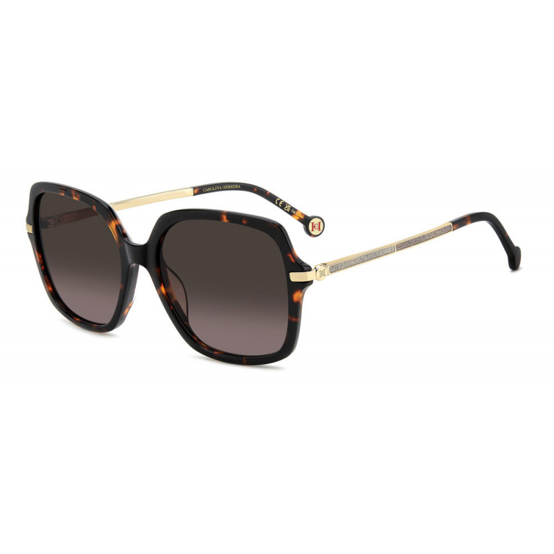 Sunglasses Carolina Herrera HER 0285 /G/S 86HA Ha Brown Shaded 55mm