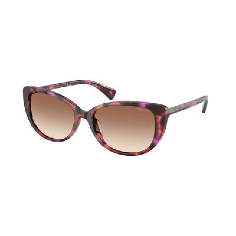 Sunglasses Ralph RA 5340 U 623913 Shiny Violet Havana / Gradient Brown Polyamide Standard 56mm