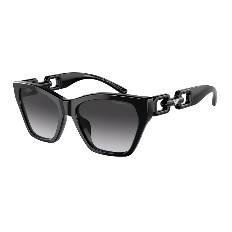 Sunglasses Emporio Armani EA 4203 U 50178G Shiny Black Gradient Smoke