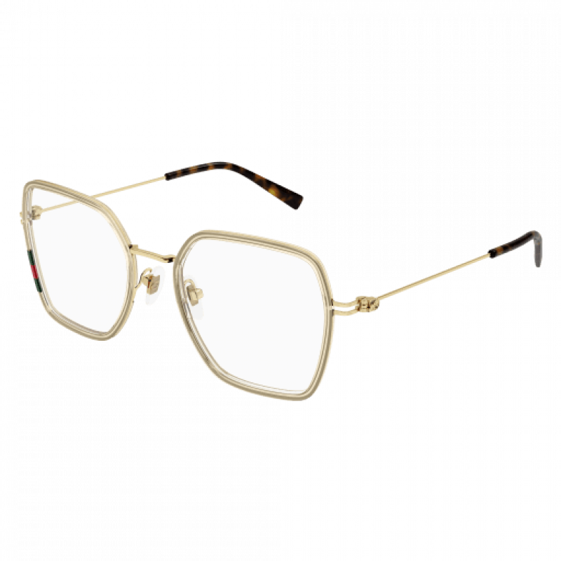 Eyeglasses Gucci GG 1850 O- 003 Yellow / Transparent Gold 51mm