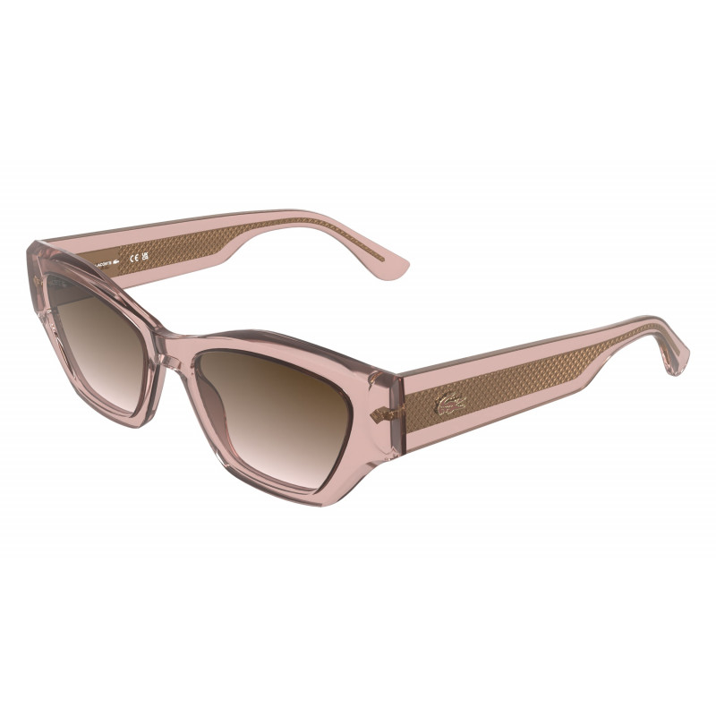 Sunglasses LACOSTE L 6072 S 662 Transparent Rose 52mm