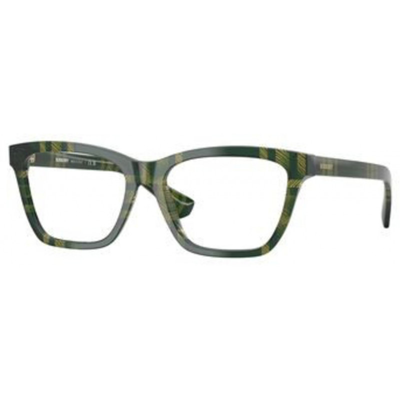 Eyeglasses Burberry BE 2440 4169 Check Green / Demo Lens 52mm
