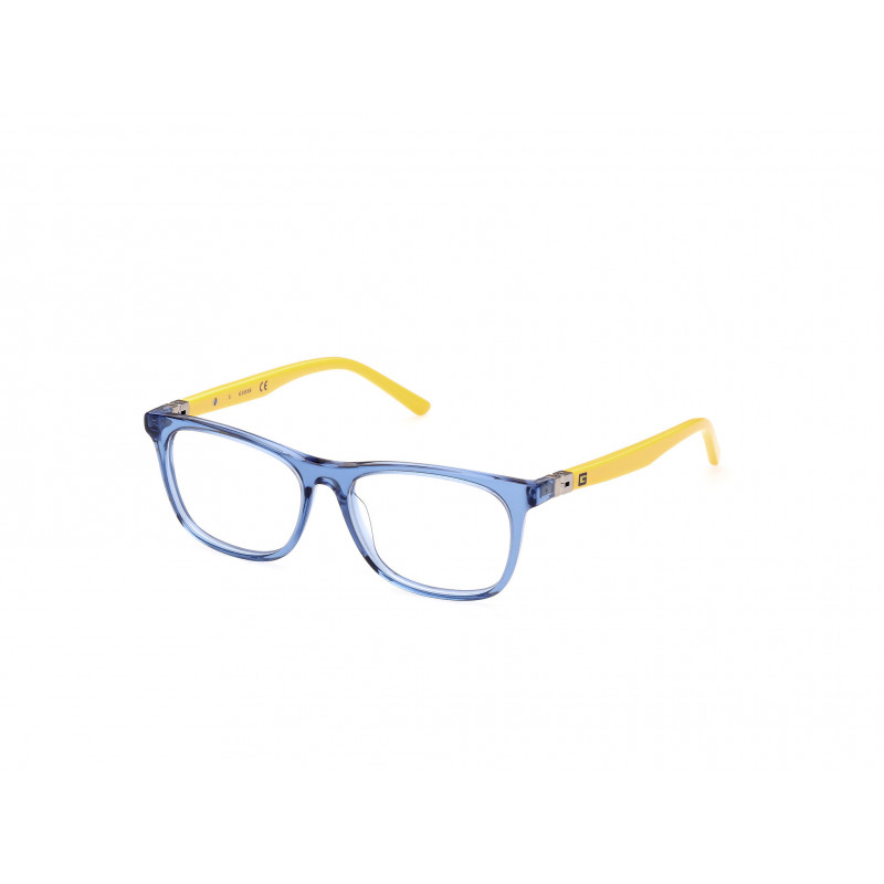 Eyeglasses Guess GU 9228 092 Shiny Blue / Yellow/Monocolor 49mm