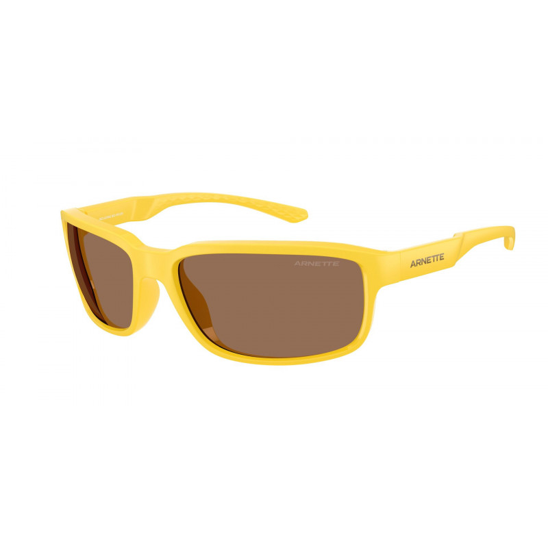 Sunglasses Arnette AN 4373 304273 Matte Ochre / Dark Brown Policarbonate Standard 62mm